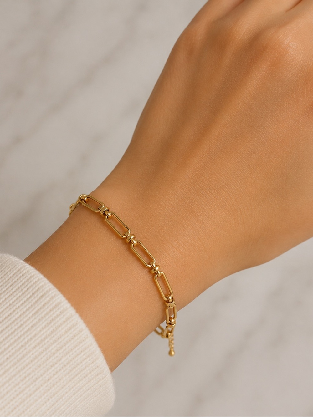 Stainless steel women’s bracelet 6.5”+2”